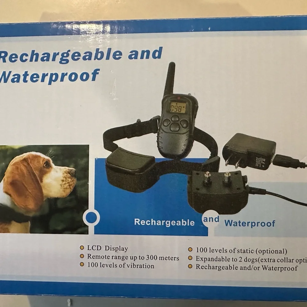 Rechargeable Waterproof Dog Training Collar